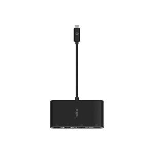 Belkin Multiport-Adapter – USB-C – VGA, HDMI – GigE Belkin Multiport-Adapter – USB-C – VGA, HDMI – GigE