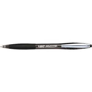 BIC® Atlantis® Druckkugelschreiber Soft, schwarz, 12 Stück BIC® Atlantis® Druckkugelschreiber Soft, schwarz, 12 Stück