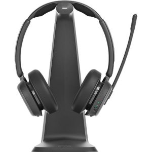 Bluetooth Headset EPOS Impact 1061, ANC, binaural, UC- optimiert, bis 30 m, mit Ladestation, schwarz Bluetooth Headset EPOS Impact 1061, ANC, binaural, UC- optimiert, bis 30 m, mit Ladestation, schwarz