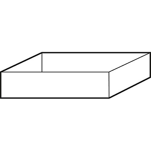 Bodenauffangwanne Abz für asecos Sicherheitsschränke der Q30, Q90, S90 und K90 Serie, Polypropylen, grau, B 449 x T 505 x H 94 mm, 11 l