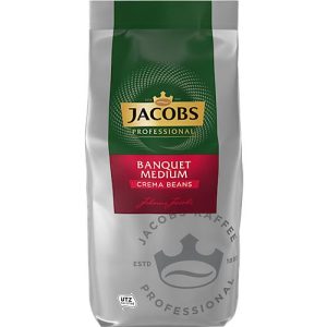 Bohnenkaffee Jacobs Krönung Banquet Medium Cafè Crèma, 1kg, UTZ-zertifiziert Bohnenkaffee Jacobs Krönung Banquet Medium Cafè Crèma, 1kg, UTZ-zertifiziert