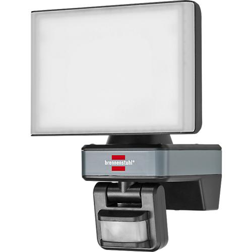 Brennenstuhl Connect LED-Strahler WF 2050 P, WLAN-Funktion, mit Bewegungsmelder, 20 W, 2400 lm, IP54, L 130 x B 160 x H 210 mm, schwarz