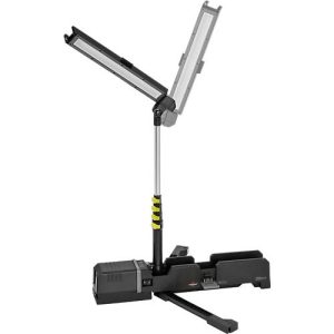 Brennenstuhl Multi Battery LED Akku-Arbeitsstrahler 6050 MA, 60W, 4 Schaltstufen, höhenverstellbar, mit Standfuß, 7700 lm, IP54, L 112 x B 698 x H 129 mm, schwarz Brennenstuhl Multi Battery LED Akku-Arbeitsstrahler 6050 MA, 60W, 4 Schaltstufen, höhenverstellbar, mit Standfuß, 7700 lm, IP54, L 112 x B 698 x H 129 mm, schwarz