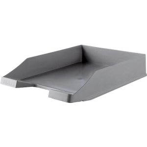 Briefablage KARMA, DIN A4/C4, Kunststoff, stapelbar, stabil, B 255 x T 348 x H 65 mm, grau Briefablage KARMA, DIN A4/C4, Kunststoff, stapelbar, stabil, B 255 x T 348 x H 65 mm, grau