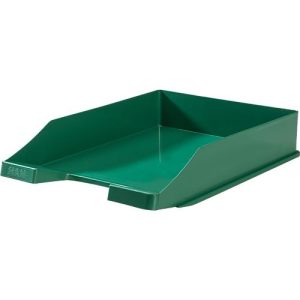 Briefablage KARMA, DIN A4/C4, Kunststoff, stapelbar, stabil, B 255 x T 348 x H 65 mm, öko-grün Briefablage KARMA, DIN A4/C4, Kunststoff, stapelbar, stabil, B 255 x T 348 x H 65 mm, öko-grün