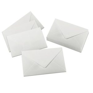 Briefumschläge Sigel, C6, 24 Stück, Spezialpapier, weiß Briefumschläge Sigel, C6, 24 Stück, Spezialpapier, weiß