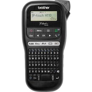 Brother Beschriftungsgerät PT-H110, 16-Zeichen-Display, Fähnchendruckfunktion Brother Beschriftungsgerät PT-H110, 16-Zeichen-Display, Fähnchendruckfunktion