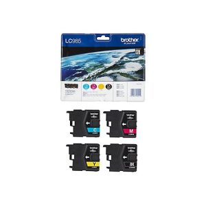 Brother LC985VALBPDR – 4er-Pack – Schwarz, Gelb, Cyan, Magenta – original – Tintenpatrone
