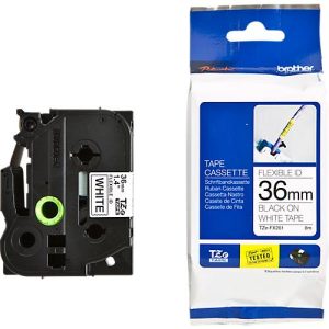 Brother Schriftbandkassette TZe-FX261, 36 mm, weiß/schwarz Brother Schriftbandkassette TZe-FX261, 36 mm, weiß/schwarz