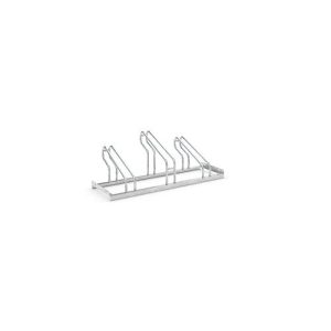 Bügelparker WSM, 1-seitig, für Reifen bis B 55 mm, B 1050 x T 1850 x H 415 mm, Stahl feuerverzinkt, 3 Einstellplätze, montiert Bügelparker WSM, 1-seitig, für Reifen bis B 55 mm, B 1050 x T 1850 x H 415 mm, Stahl feuerverzinkt, 3 Einstellplätze, montiert