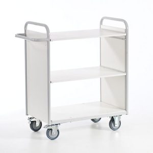 Bürowagen mit Seitenwänden, 800 x 500 mm, Tragkraft 150 kg Bürowagen mit Seitenwänden, 800 x 500 mm, Tragkraft 150 kg