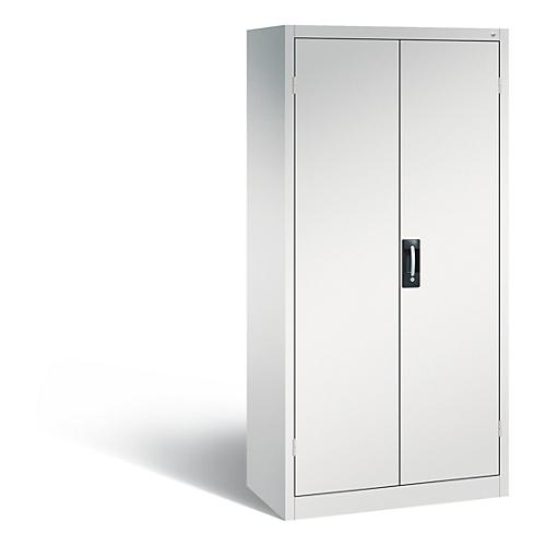C+P Akkuladeschrank Comfort mit Vollblechtüren, H 1950 x B 930 x T 500 mm, Lichtgrau