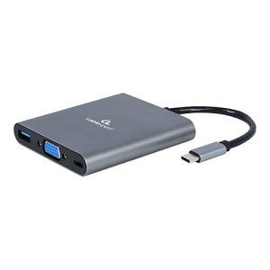 Cablexpert A-CM-COMBO6-01 – Dockingstation – USB-C 3.1 – HDMI, VGA Cablexpert A-CM-COMBO6-01 – Dockingstation – USB-C 3.1 – HDMI, VGA