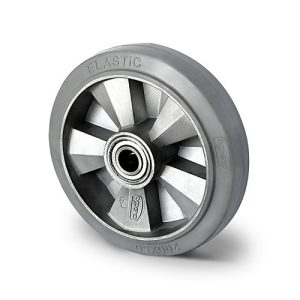 CASCOO Einbaurad BAF2, mit Rad-ø 200 mm x B 50 mm, Aluminium-Felge, Elastik-Lauffläche, grau, Doppelkugellager, bis 500 kg CASCOO Einbaurad BAF2, mit Rad-ø 200 mm x B 50 mm, Aluminium-Felge, Elastik-Lauffläche, grau, Doppelkugellager, bis 500 kg