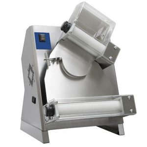MASTRO Teigausrollmaschine mit 2 Rollen für Ø-40cm Teig MASTRO Teigausrollmaschine mit 2 Rollen für Ø-40cm Teig