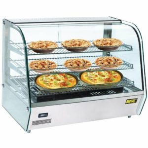 BUFFALO Warmhaltevitrine 160 L, 868x568x670mm BUFFALO Warmhaltevitrine 160 L, 868x568x670mm