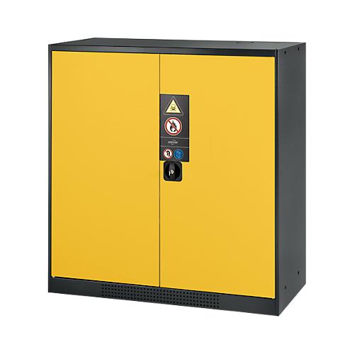 Chemikalienschrank Asecos CS-CLASSIC, Flügeltür, 2 Böden, 1055x520x1105 mm, sicherheitsgelb