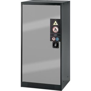 Chemikalienschrank Asecos CS-CLASSIC, Flügeltür, 2 Böden, 545x520x1105 mm, silber Chemikalienschrank Asecos CS-CLASSIC, Flügeltür, 2 Böden, 545x520x1105 mm, silber