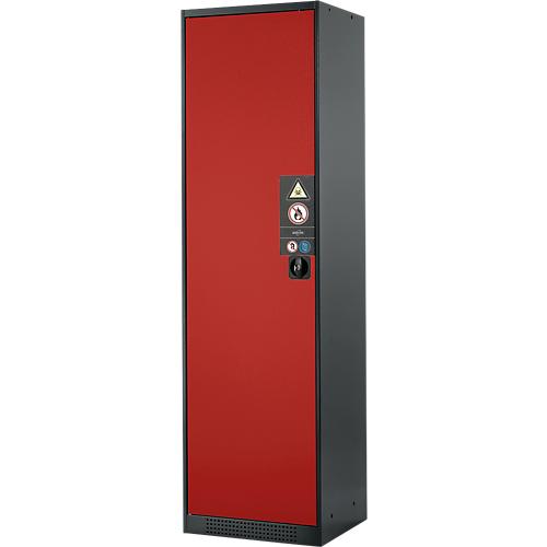 Chemikalienschrank Asecos CS-CLASSIC, Flügeltür, 3 Böden, 545x520x1950 mm, verkehrsrot