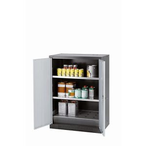 Chemikalienschrank asecos CS-CLASSIC, Flügeltüren, Front Sicherheitsgelb, B 810 x T 520 x H 1105 mm