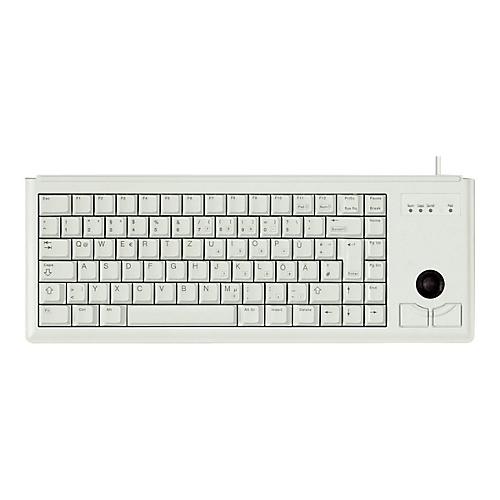 CHERRY Compact-Keyboard G84-4400 - Tastatur - Deutsch - Hellgrau