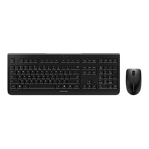 CHERRY DW 3000 - Tastatur-und-Maus-Set - USA - Schwarz