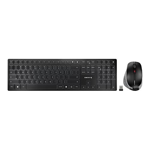 CHERRY DW 9500 SLIM - Tastatur-und-Maus-Set - kabellos - 2.4 GHz, Bluetooth 4.0 - Deutsch - Tastenschalter: CHERRY SX