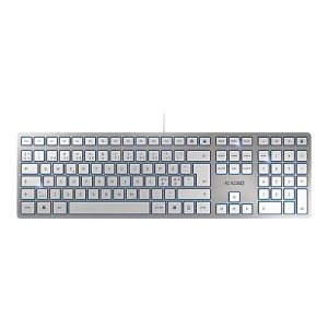 CHERRY KC 6000 SLIM – Tastatur – USB – Pan-Nordic – Tastenschalter: CHERRY SX – Silber CHERRY KC 6000 SLIM – Tastatur – USB – Pan-Nordic – Tastenschalter: CHERRY SX – Silber