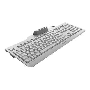 CHERRY SECURE BOARD 1.0 – Tastatur – mit NFC – Deutsch – Weiß/Grau CHERRY SECURE BOARD 1.0 – Tastatur – mit NFC – Deutsch – Weiß/Grau