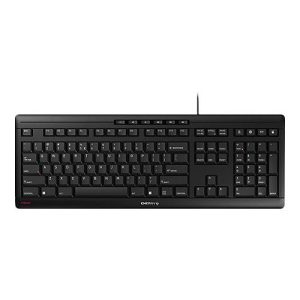 CHERRY STREAM KEYBOARD – Tastatur – QWERTY – US mit Euro-Symbol – Schwarz CHERRY STREAM KEYBOARD – Tastatur – QWERTY – US mit Euro-Symbol – Schwarz