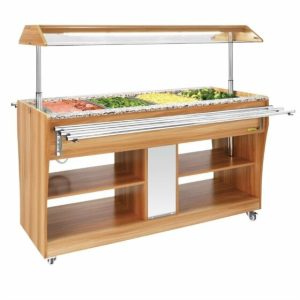 Buffalo Buffetwagen warm für 4x GN 1/1, 149×76,6×133,8cm Buffalo Buffetwagen warm für 4x GN 1/1, 149×76,6×133,8cm