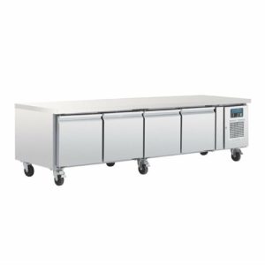 POLAR 4-türiger GN-Kühltisch 420L, 2230x700x650 mm POLAR 4-türiger GN-Kühltisch 420L, 2230x700x650 mm