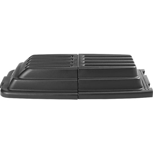 Deckel für Kippmulde Rubbermaid Tilt Truck, 0,4 m³, mit Griffen, L 1320 x B 708 x H 228 mm, schwarz