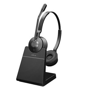 DECT Headset Jabra Engage 55 Stereo, schnurlos, USB-A-Adapter, mit Basisstation, kompatibel zu MS Teams, bis zu 13 Std. Akku