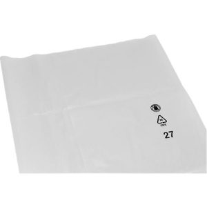Deiss Abfallsäcke, 120 Liter, Recycling-LDPE, reißfest und vielseitig, B 500+450 x H 1250 mm, transparent, 100 Stück Deiss Abfallsäcke, 120 Liter, Recycling-LDPE, reißfest und vielseitig, B 500+450 x H 1250 mm, transparent, 100 Stück