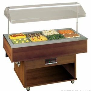 Delizie Bain-Marie Wärmebuffet Heiße Theke mit elektr. Haube Delizie Bain-Marie Wärmebuffet Heiße Theke mit elektr. Haube