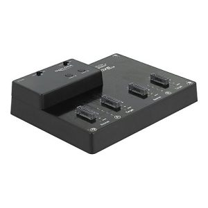 Delock – SSD-Dockingstation mit Klon-Funktion Schächte: 4 – M.2 – M.2 NVMe Card – USB 3.2 (Gen 2) – Schwarz Delock – SSD-Dockingstation mit Klon-Funktion Schächte: 4 – M.2 – M.2 NVMe Card – USB 3.2 (Gen 2) – Schwarz