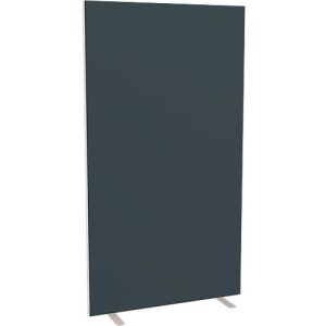 Design-Trennwand Paperflow, Stoffbespannung anthrazit, schwer entflammbar gemäß DIN 4102 (B1), desinfektionsmittelbeständig, B 940 x T 390 x H 1740 mm Design-Trennwand Paperflow, Stoffbespannung anthrazit, schwer entflammbar gemäß DIN 4102 (B1), desinfektionsmittelbeständig, B 940 x T 390 x H 1740 mm