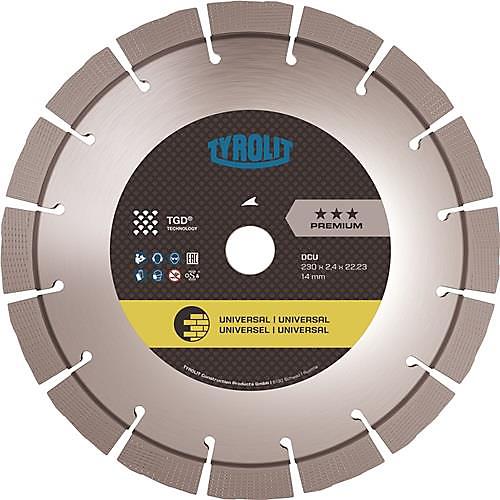 Diamanttrennscheibe Premium DCU D.230mm Bohr.22,23mm TGD®