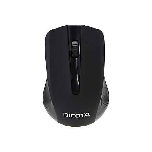 DICOTA Comfort - Maus - Laser - kabellos - kabelloser Empfänger (USB) - Schwarz