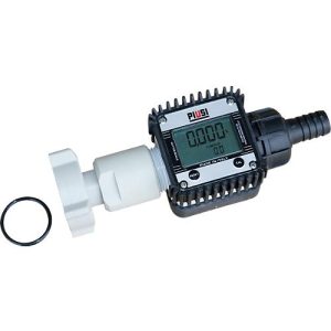 Digitaler Durchflusszähler K24 für CEMO Fasspumpen ECO-1 für AdBlue®, mit Anbauverschraubung und Schlauchanschlussstück DN 19 Digitaler Durchflusszähler K24 für CEMO Fasspumpen ECO-1 für AdBlue®, mit Anbauverschraubung und Schlauchanschlussstück DN 19