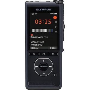 Diktiergerät Olympus DS-9500 Premium Kit, Wi-Fi/WLAN, 2-Stereo-Mikrofone, 2,4 TFT-Farbdisplay Diktiergerät Olympus DS-9500 Premium Kit, Wi-Fi/WLAN, 2-Stereo-Mikrofone, 2,4 TFT-Farbdisplay