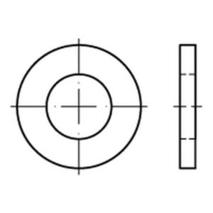 ISO 8738 Flache Scheibe Edelstahl A4 50mm Produktklasse A ISO 8738 Flache Scheibe Edelstahl A4 50mm Produktklasse A