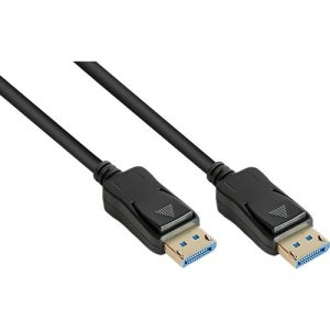 DisplayPort 2.0 Kabel Good Connections, bis 8K, bis 54 Gbit/s, Kupferleitungen, Verriegelungsschutz, Länge 1 m, schwarz DisplayPort 2.0 Kabel Good Connections, bis 8K, bis 54 Gbit/s, Kupferleitungen, Verriegelungsschutz, Länge 1 m, schwarz