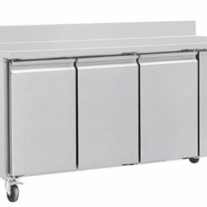 POLAR 3-türiger Edelstahlgefrierschrank 417Ltr, 1795x700x960 mm