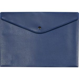 Dokumententasche FolderSys, schwarzer Druckknopfverschluss, Polypropylen, Format A4, blau, 10 Stück Dokumententasche FolderSys, schwarzer Druckknopfverschluss, Polypropylen, Format A4, blau, 10 Stück