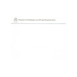 Dokumententasche/Lieferscheintasche SecurePack, C6, ohne Aufdruck, selbstklebend, wasserfest, PCR & FSC®-Kraftpapier, transparent, 250 Stück Dokumententasche/Lieferscheintasche SecurePack, C6, ohne Aufdruck, selbstklebend, wasserfest, PCR & FSC®-Kraftpapier, transparent, 250 Stück