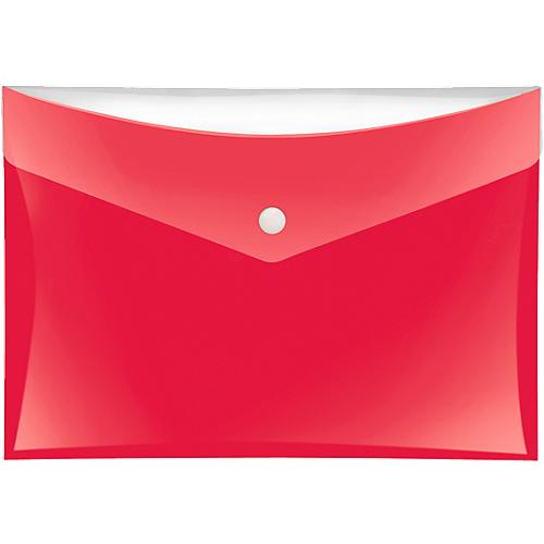 Dokumententasche Veloflex VELOCOLOR®, DIN A5, Kunststoff, für ca. 100 Blatt, 6 Stück, rot