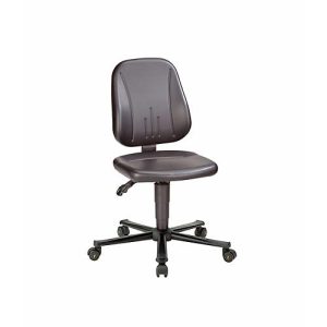 Drehstuhl 9653 ESD, Kunstleder, Skai schwarz Drehstuhl 9653 ESD, Kunstleder, Skai schwarz