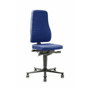 Drehstuhl All-in-One 9643, Stoffpolster, blau Drehstuhl All-in-One 9643, Stoffpolster, blau